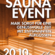 Saunaevent am 20.10. im Sportpark Lobeda